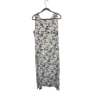 Vintage California Concepts Floral Maxi‎ Dress Sleeveless Cottagecore